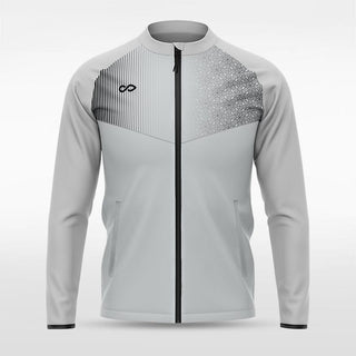 Gray Historic Greek Full-Zip Jacket for Team