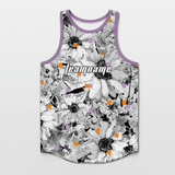 Pixel Flower Customized Basketball Jersey