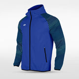 Blue Embrace Orbit Customized Full-Zip Jacket Design