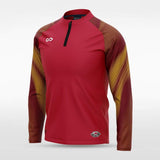 Red Embrace Aurora Sublimated 1/4 Zip Top