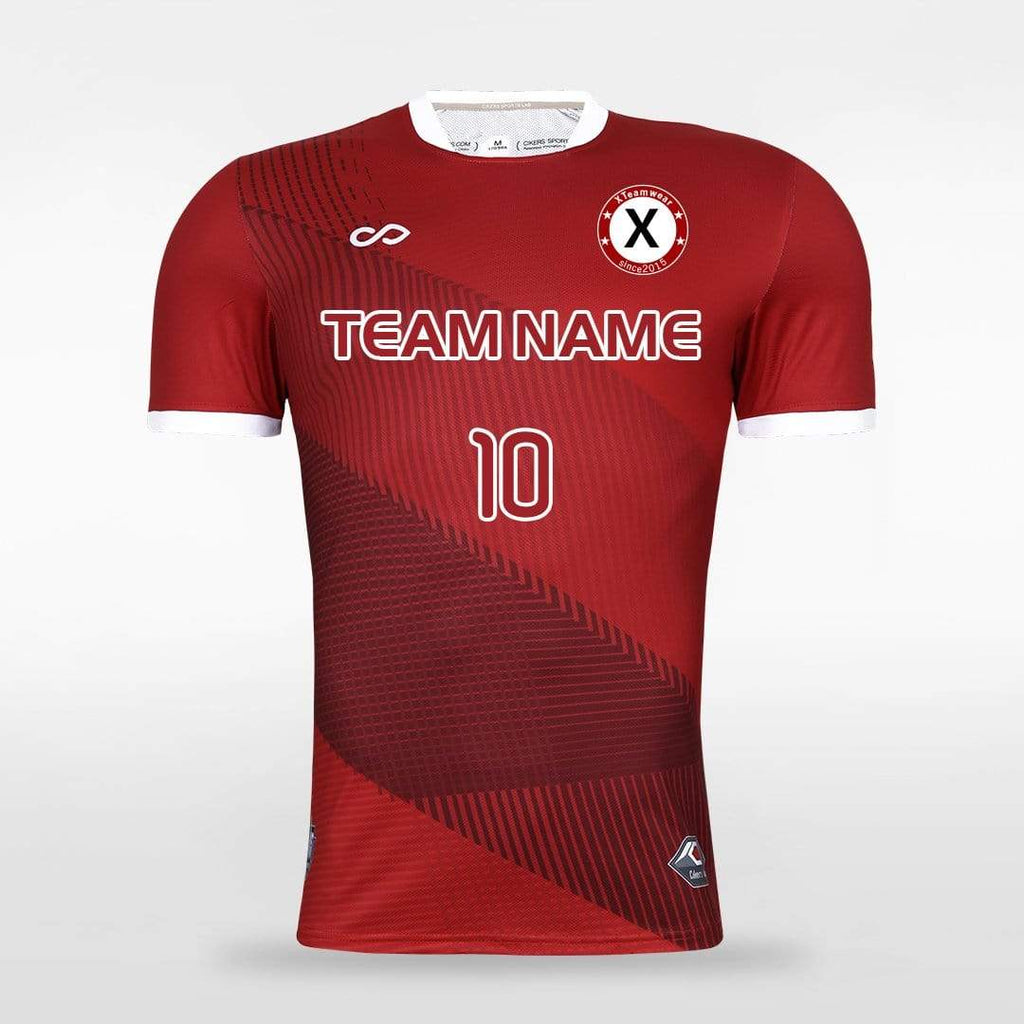 Black Pink - Customized Men's Sublimated Soccer Jersey-XTeamwear