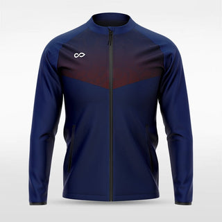 Navy Blue Historic Babylon Customized Full-Zip Jacket Design