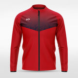 Red Historic Babylon Full-Zip Jacket Design