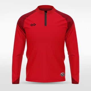 Red Historic Egypt Men 1/4 Zip Jersey Design