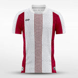 Red and White Custom Football Shirts