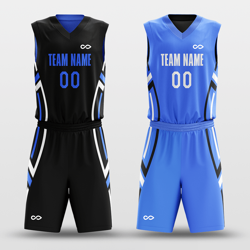 Origami - Custom Reversible Sublimated Basketball Jersey Set-XTeamwear