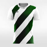 Custom Green and White Men's Soccer Jersey