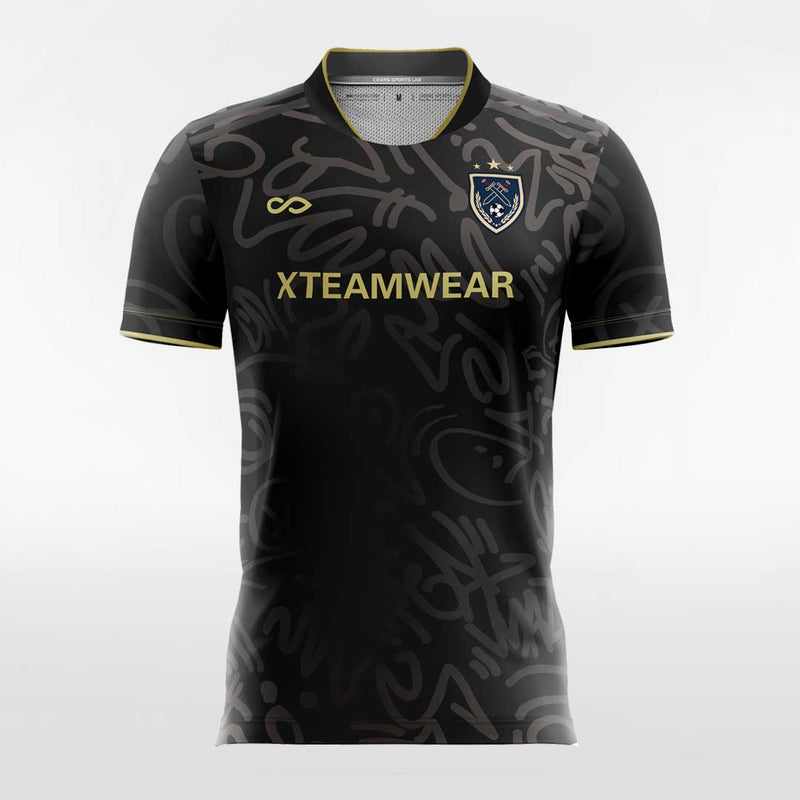Black Soccer Jerseys/Shirts Custom Design Online for Team-XTeamwear