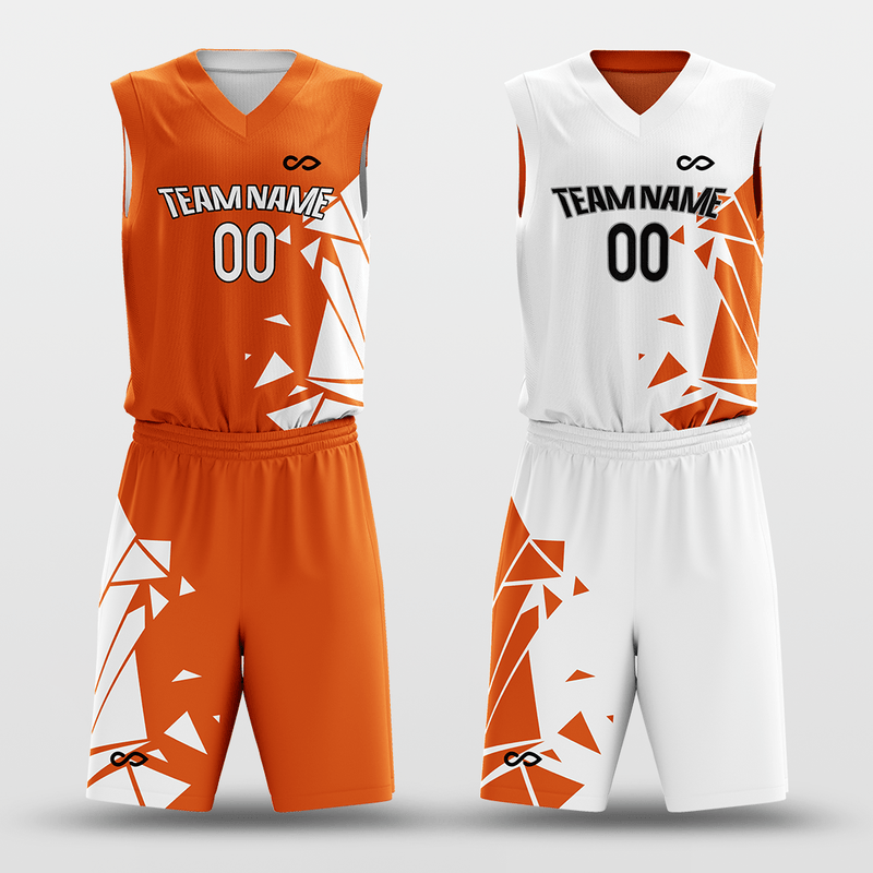 Orange basketball best sale jersey design