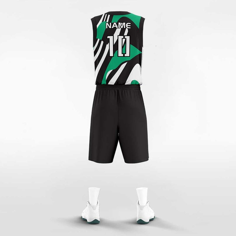 Tyre - Custom Sublimated Basketball Uniform Set White Cool-XTeamwear
