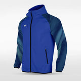 Blue Embrace Aurora Customized Full-Zip Jacket Design