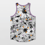 Pixel Flower Customized Basketball Sport Shirts 