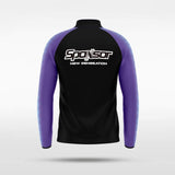 Embrace Radiance Full-Zip Jacket Custom Purple&Black
