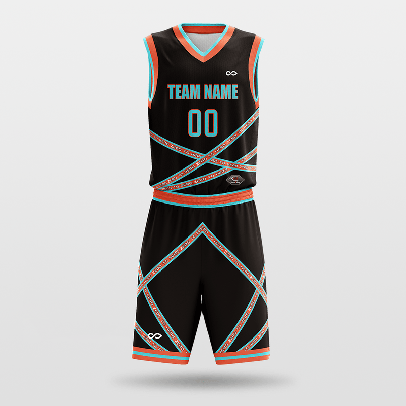 Mech Warrior - Custom Sublimated Basketball Uniform Set Orange