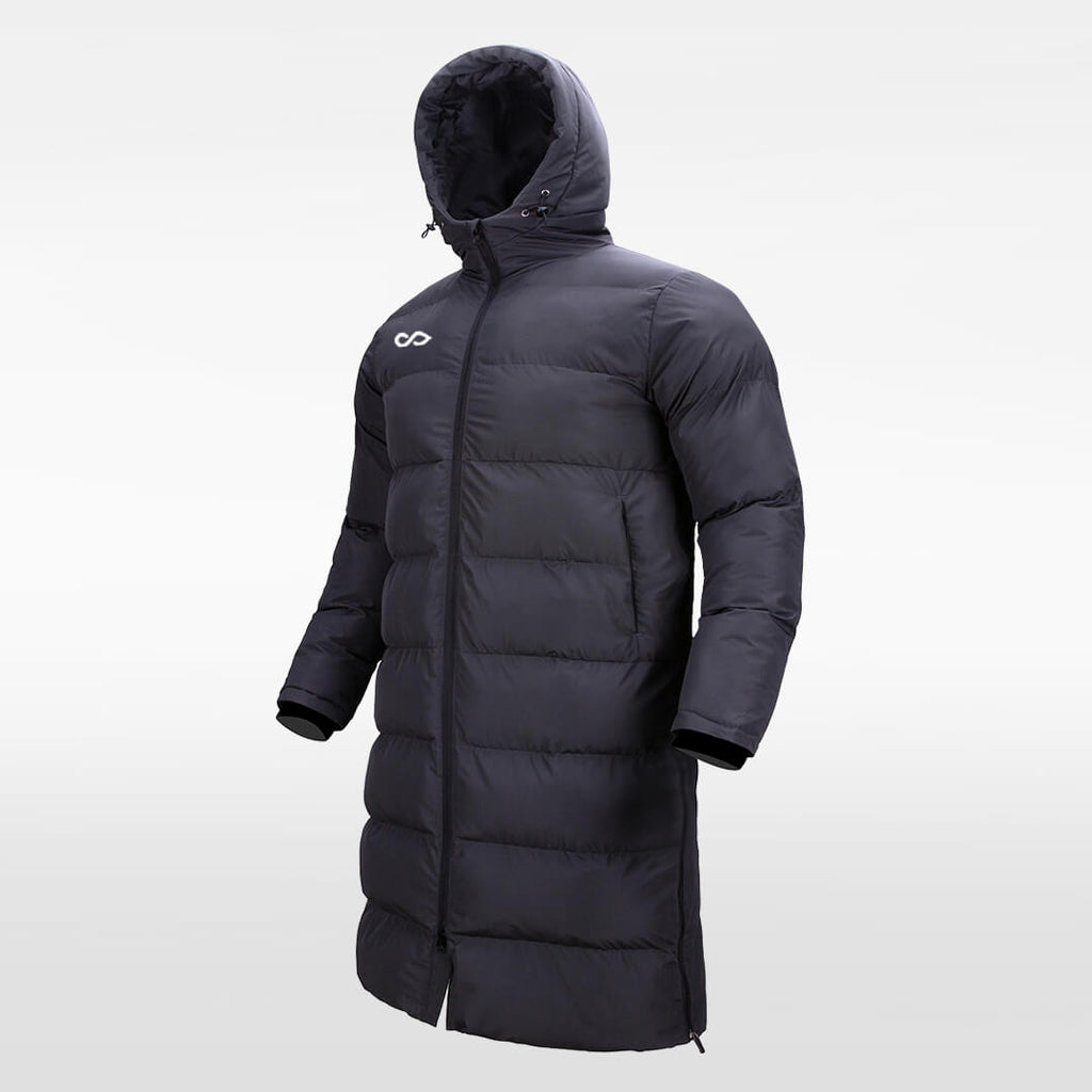 Custom Adult Winter Jacket Black