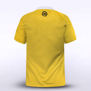 Yellow Kid's Team Soccer Jersey Design