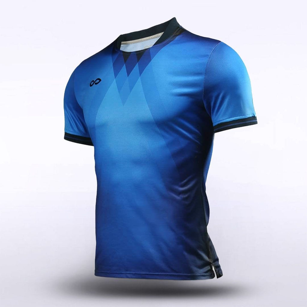 Blue Quantum Soccer Jersey