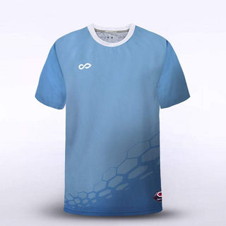 Light Blue Continent Soccer Jersey