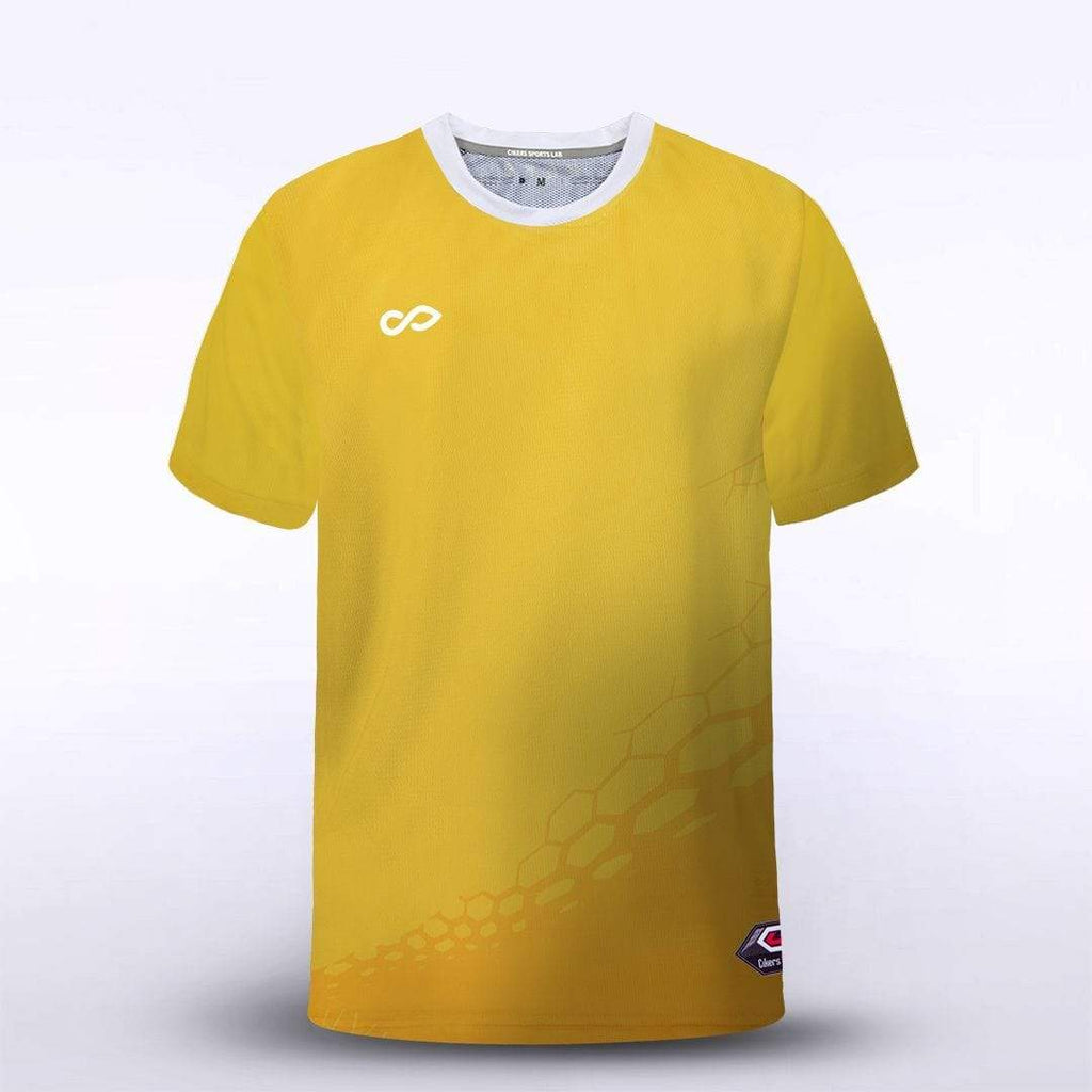 Yellow Continent Soccer Jersey