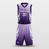 Bauhinia - Customized Kid's Sublimated Basketball Jersey Set