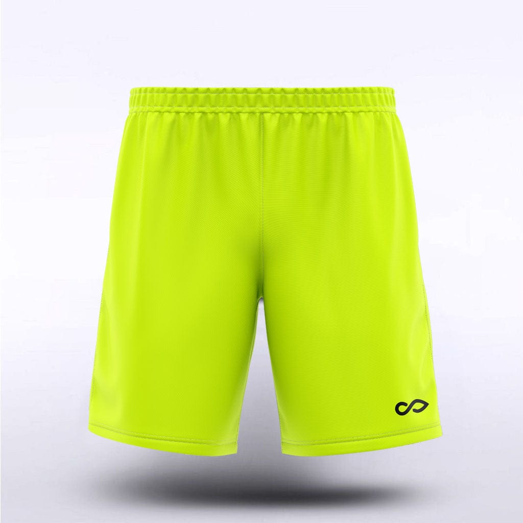 Men Sublimated Shorts Fluorescent Yellow