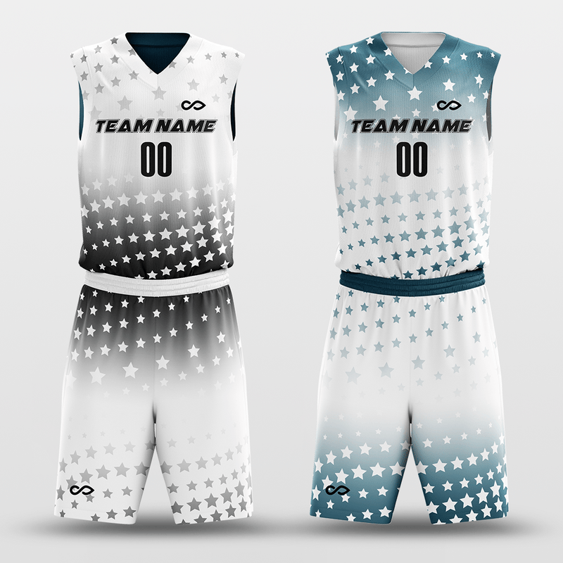 Classic 81 - Customized Reversible Sublimated Basketball Set-XTeamwear