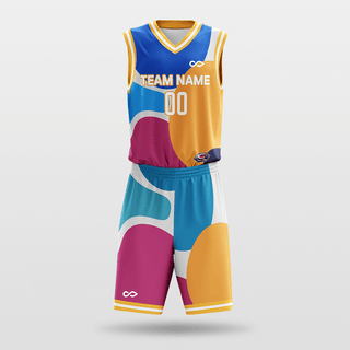 Rainbow candy Sublimated Basketball Set