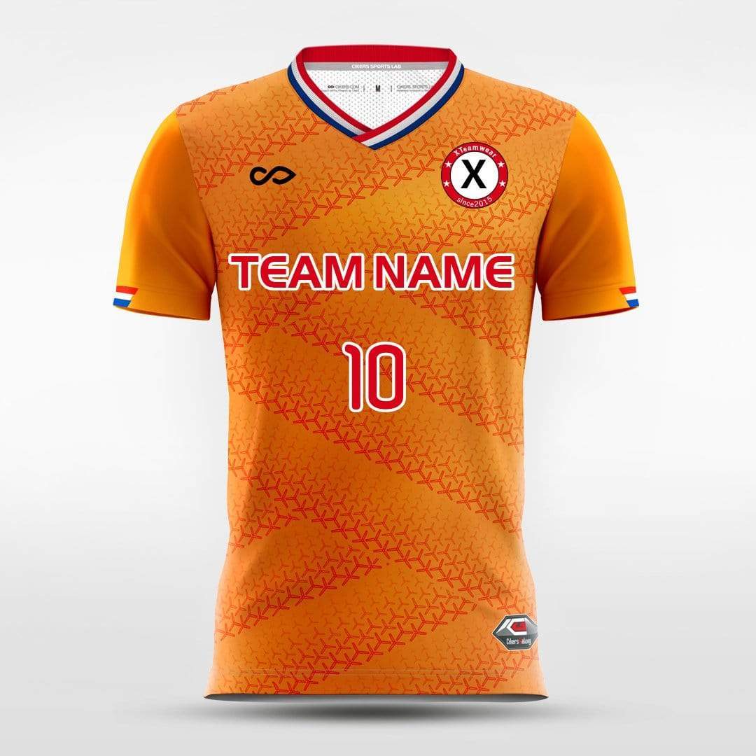 Orange soccer jersey sales teams