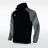 Black Embrace Aurora Customized Full-Zip Jacket Design
