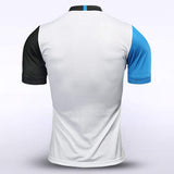 Blue & White Men's Team Soccer Jersey Design