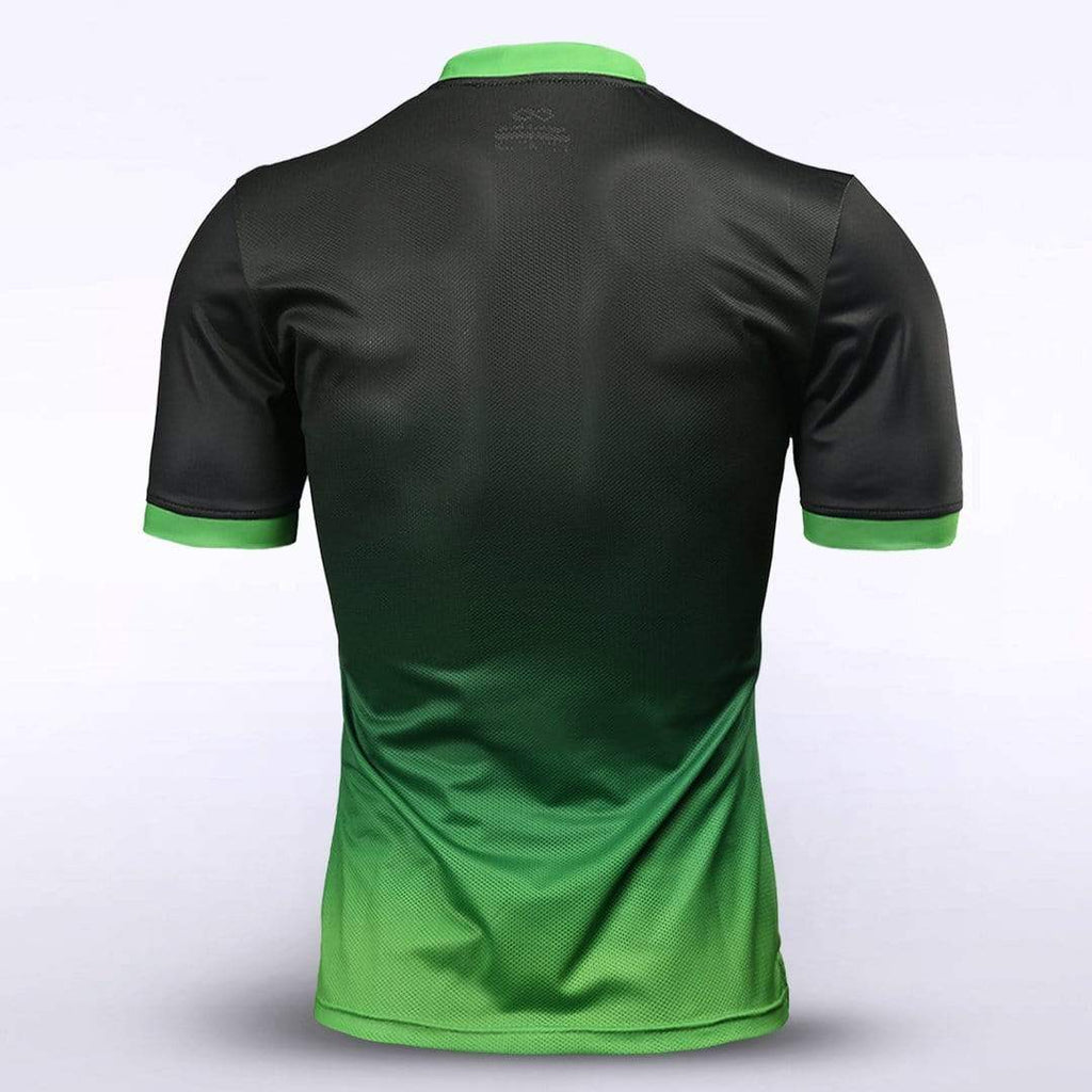 Custom Green Stripe Soccer Jersey