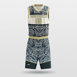 Clouds Custom Sublimated Basketball Set