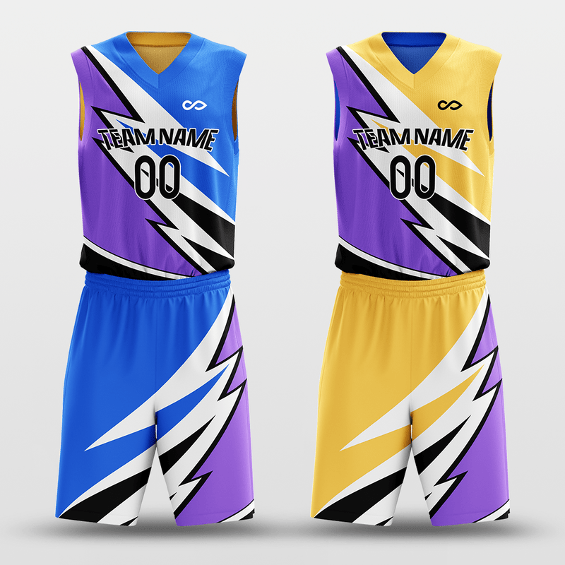 Yellow Lakers - Customized Basketball Jersey Set Design-XTeamwear