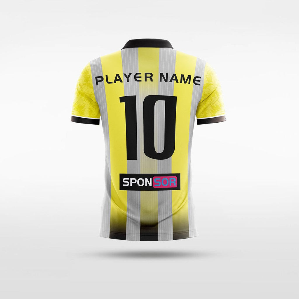 Yellow Kid's Team Soccer Jersey Design