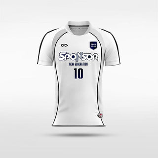 Custom White Kids Soccer Jerseys