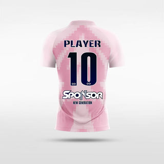 Custom Pink Kid's Sublimated Soccer Jersey