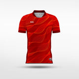 Custom Red Kid's Soccer Jersey