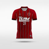 Red Helios Soccer Jersey