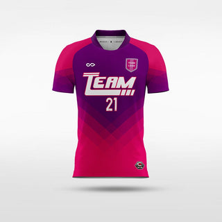 Pink Continent Soccer Jersey