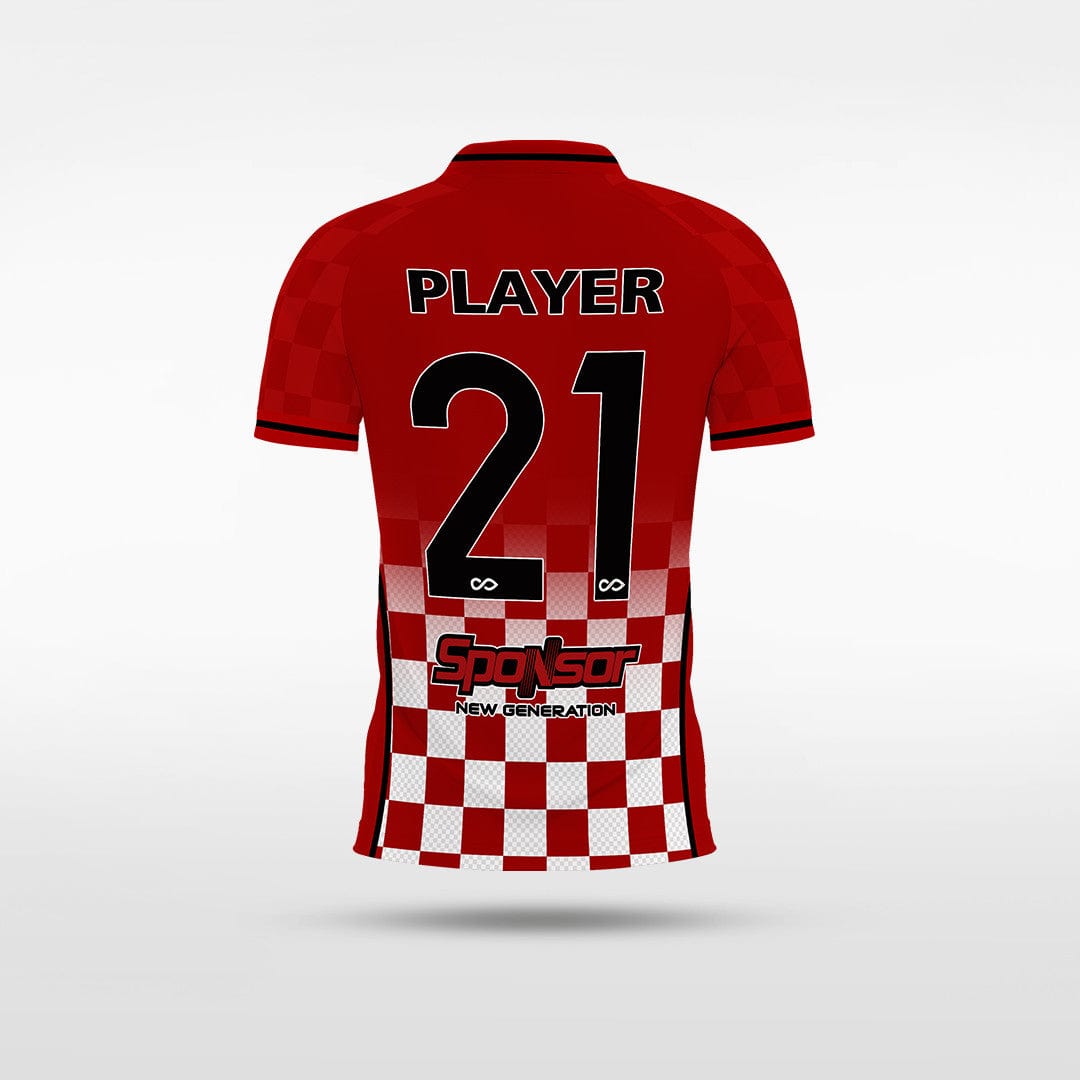 Cardinal - Customized Kid's Sublimated Soccer Jersey Design-XTeamwear