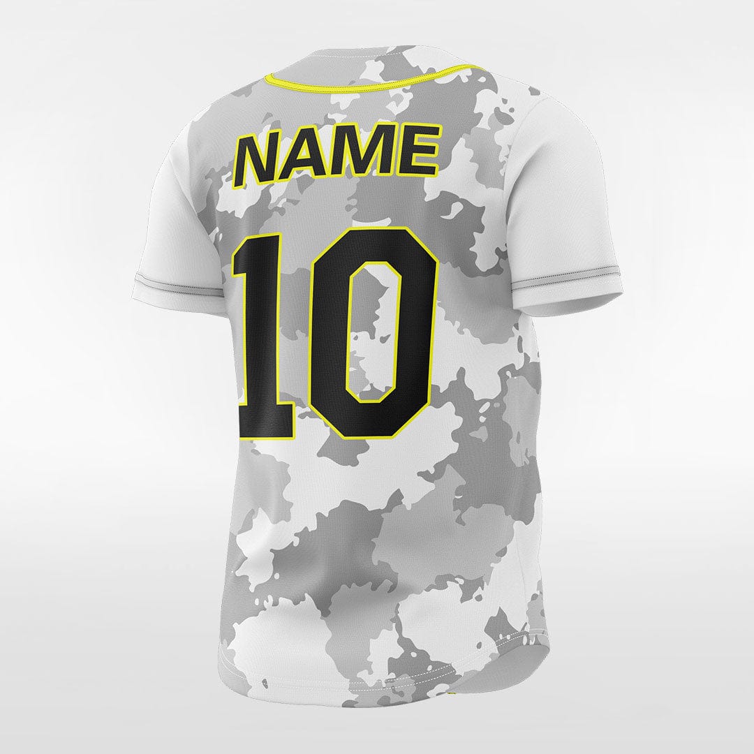 Sublimated Button Down Baseball Jerseys, Prosphere Camo