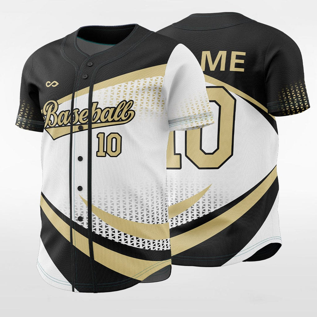 Custom Baseball Jersey Sublimation Print Pattern Design Fashion