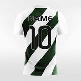 Custom Green and White Men's Sublimated Soccer Jersey