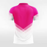 Neon Pink and White Soccer Jersey