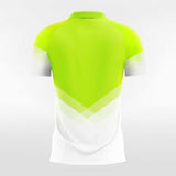 Fluorescent Green and White Soccer Jersey