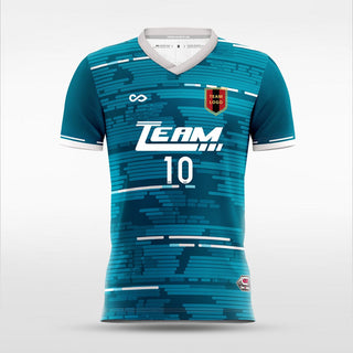 Cyan Domination Soccer Jersey