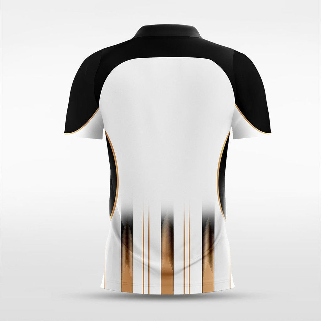 White and Black Yellow Cricket Jersey - Buy Jersey Design