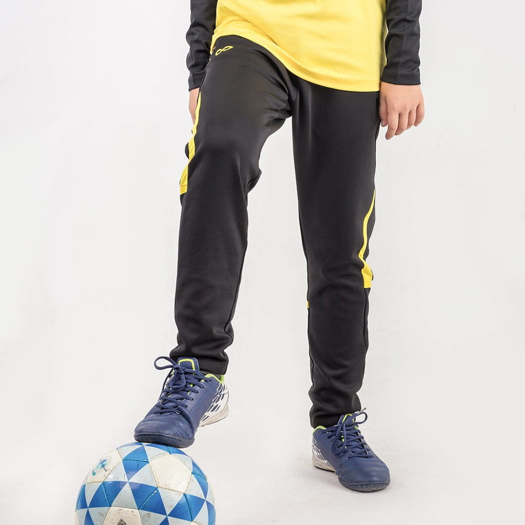 Kids Sports Pants Design Yellow and Black