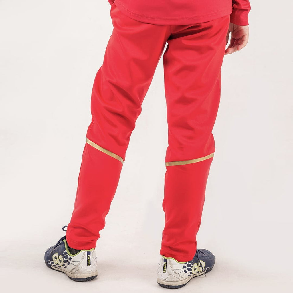 Custom Kids Sports Pants Yellow and Red