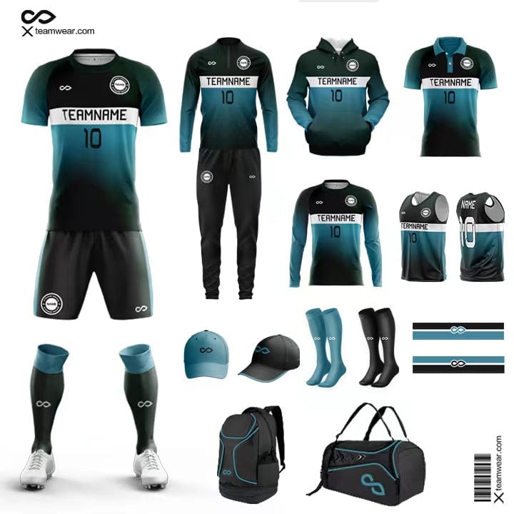 Ombre Soccer Equipment List-Custom Soccer Uniform Kits
